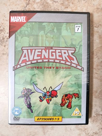 Set of 3 DVDs Classic Marvel - The Avengers: United They Stand 1999 Episodes 1-9 NEW