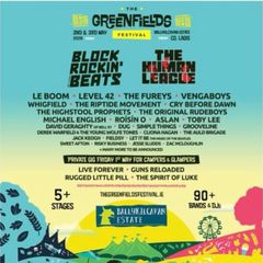 Greenfields festival 2 Saturday and Sunday tickets
