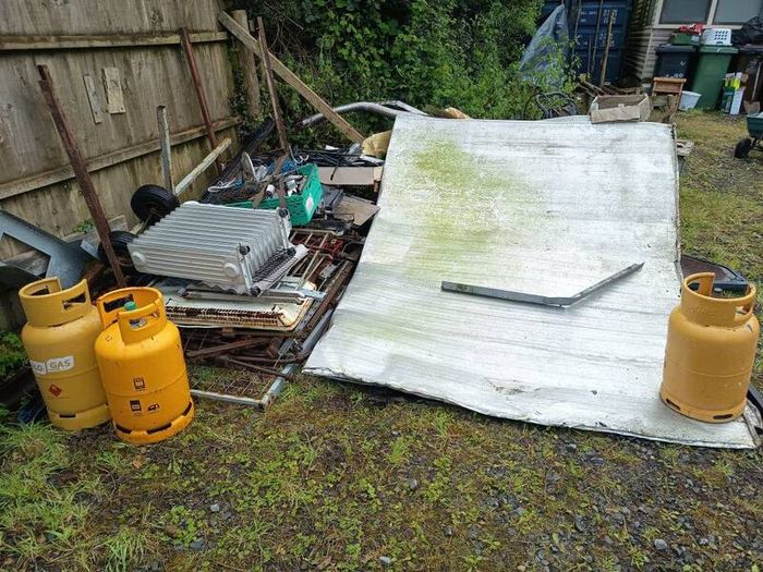 Scrap metal bundle