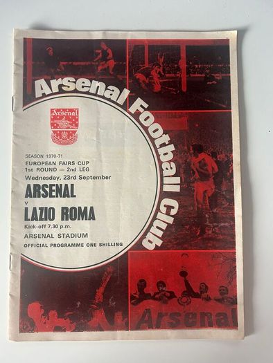 Arsenal 1970/71 Double Winning Season Matchday Programmes