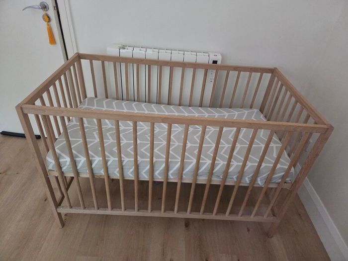 Ikea Sniglar Baby Cot With Baby Elegance Mattress