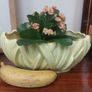 Fabulous Large Vintage SylvaC Art Deco Hyacinth Vase/Jardiniere/Planter, Shape #2485 in the Stunning and Rare Buttercup Yellow Glaze, Excellent Condition Image 6