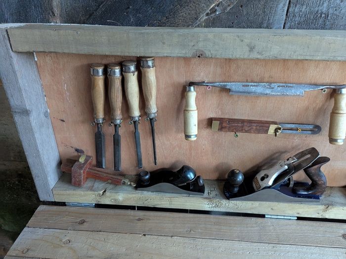 Folding Bench & Tool Cabinet