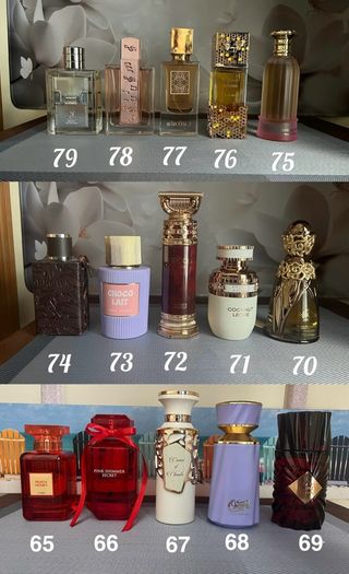 Perfume samples bundle Arabic fragrances choose yours