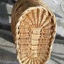Willow Wicker Shopping Basket Oval Shopper Cotton lining Image 3