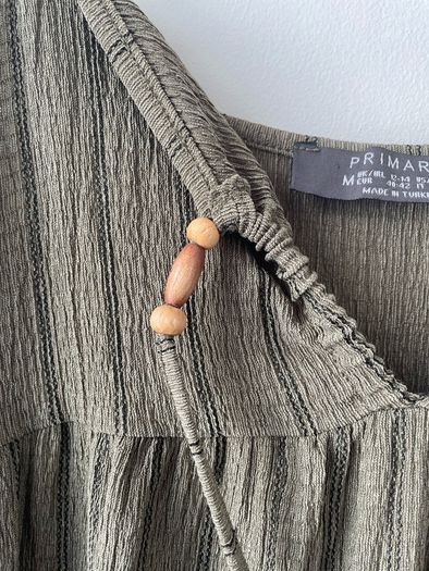 Primark boho style khaki colour dress size 12 to 14