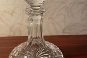 Vintage Cut Crystal Whisky  Spirit Decanter with Stopper