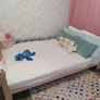 Montessori double bed + mattress Image 2