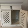 White wooden locker Image 2