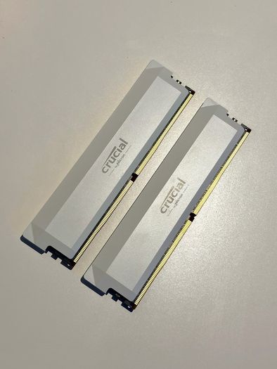 RAM DDR5 32GB (2x16) Crucial Pro White