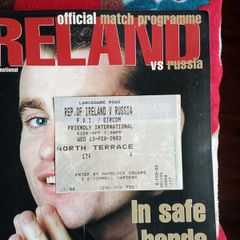 Republic of Ireland Soccer Match Programmes X 4