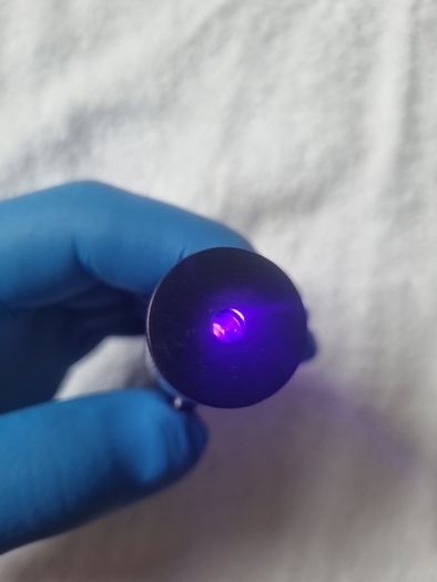 Strong (!!!) PURPLE laser pointer. 18+ (will need to check ID).