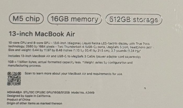 MacBook M5 (negotiable)