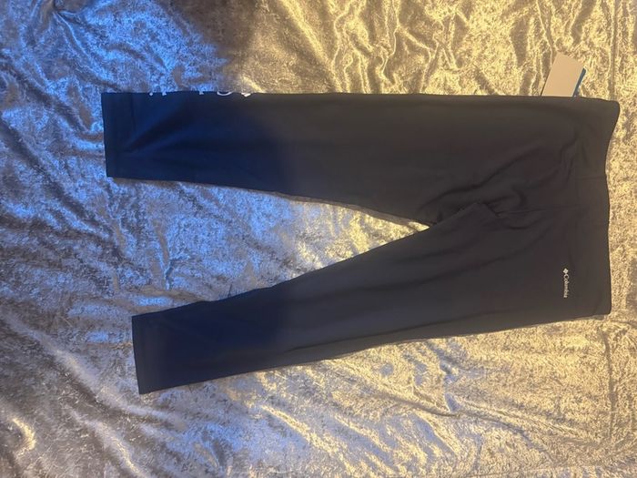 BNWT Columbia navy youth navy leggings size L age 14-16 Free post