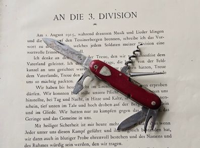 WW2 era Wengerinox Officier Knife Swiss Army Knife Collectable 1940s for Upcycling