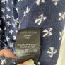 Navy bow print f&f soft women's blouse Image 5