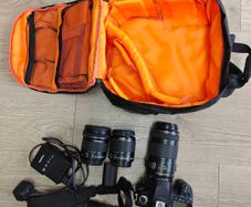 Canon 80d + 3 lens