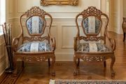 Pair of oriental style chairs