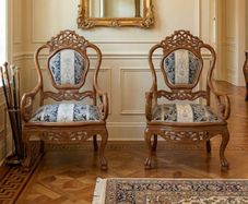 Pair of oriental style chairs