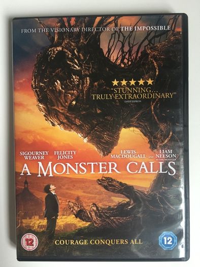 A Monster Calls [2012] Sigourney Weaver, Felicity Jones & Liam Neeson [Movie DVD]