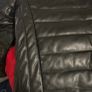 mens leather jacket river island Image 2