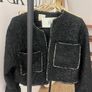 boucle cropped jacket Image 3