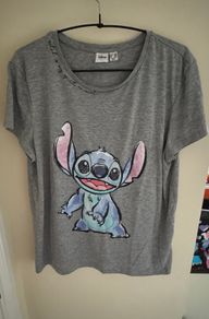 Primark Disney Stitch Grey Stitch is my spirit animal T-Shirt