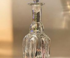 Antique Victorian Bell Shaped Glass Decanter c1850