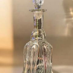 Antique Victorian Bell Shaped Glass Decanter c1850
