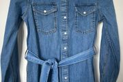 Woman Denim midi dress