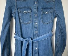 Woman Denim midi dress