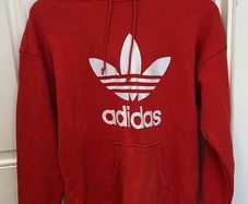 Adidas FM3298 Red Hoodie Womens UK 12