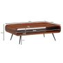 Sheesham Wood Coffee Table with Storage Shelf. Image 6