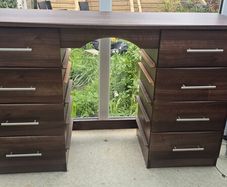 Dark Walnut Bedroom Dressing table with drawers