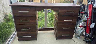 Dark Walnut Bedroom Dressing table with drawers