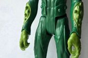 Kids green action hero figure