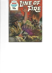 War Picture Library #1465 Line Of Fire Fleetway Uk Comic 1978
