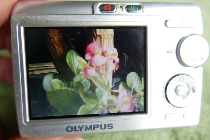 OLYMPUS C505 Digital Camera 6,0MP , Card ,runs on AA batteries Tested