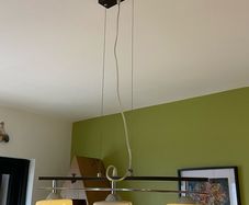 Over the table light that can be lovered down