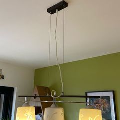 Over the table light that can be lovered down
