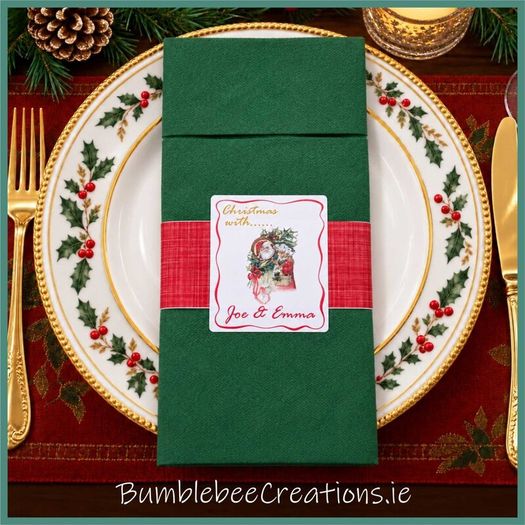 Christmas Napkins Personalised