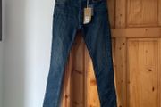 Next Men's super skinny indigo button fly jeans 34 / 31