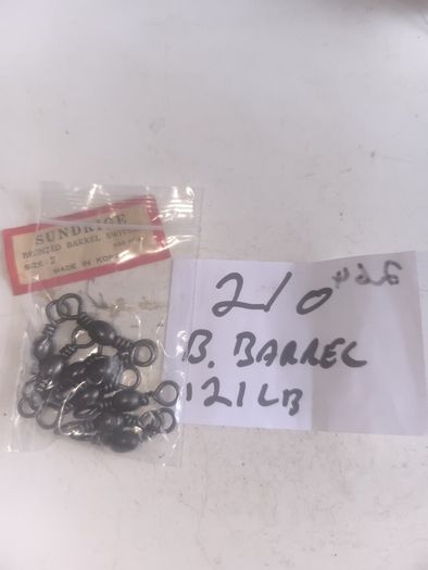 Large amount of Sundridge Korean made barrel swivels various sizes new old stock