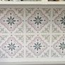 Mediterranean Tile Painting Stencil 60x60cm Image 9