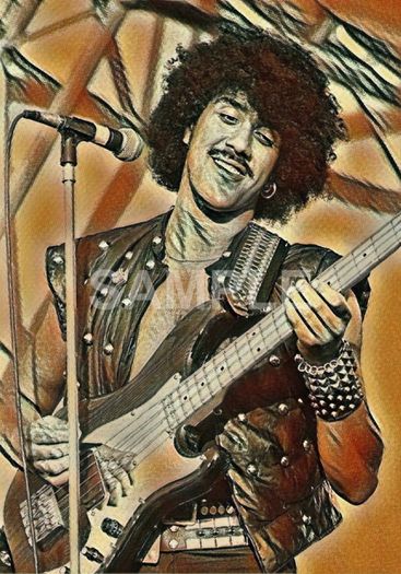Phil Lynott Thin Lizzy Art Print New A3 Size