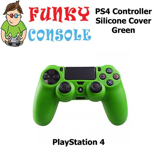 PlayStation 4 PS4 Controller Soft Protective Silicone Rubber Cover Case Green
