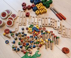 Vintage Building Blocks Lorenz Baufix