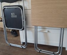 fold up table and chair