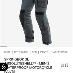 dainese springbok 3l pants