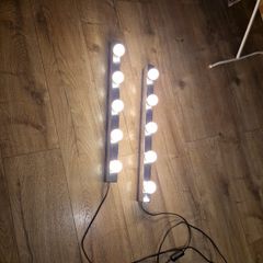 vanity lights -- quick sale